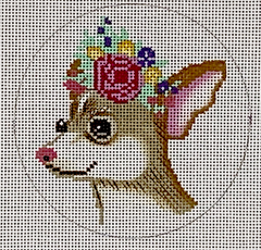 JA-08 Chihuahua with Flower Crown