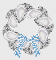 TSS-125 Oyster Shell Wreath