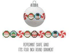 SA-XO80 Peppermint Santa Ornament Band