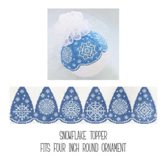 SA-XO82 Snowflake Ornament Topper