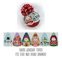 SA-XO84 Santa's Workshop Ornament Topper
