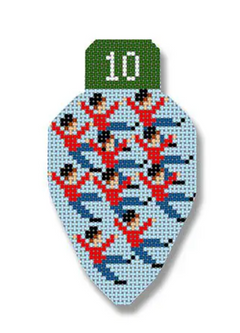 EG-XO55 Twelve Days Lightbulb - Ten Lords A'Leaping