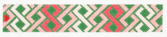 JS-109C Hicks Key Fob - Pink and Green