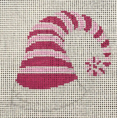 ASIT443 Pink Striped Hat - 18 Mesh