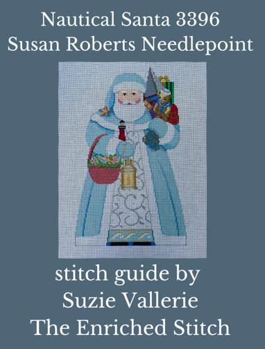 3396f Nautical Santa Stitch Guide