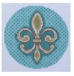 ST-FL102 Aqua Fleur de Lis