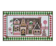 ST-C764 Gingerbread Cottage - Gingham Border