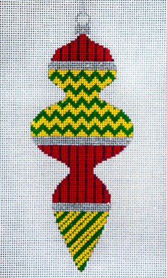 JP-X305-2 Red, Yellow and Green Ornament