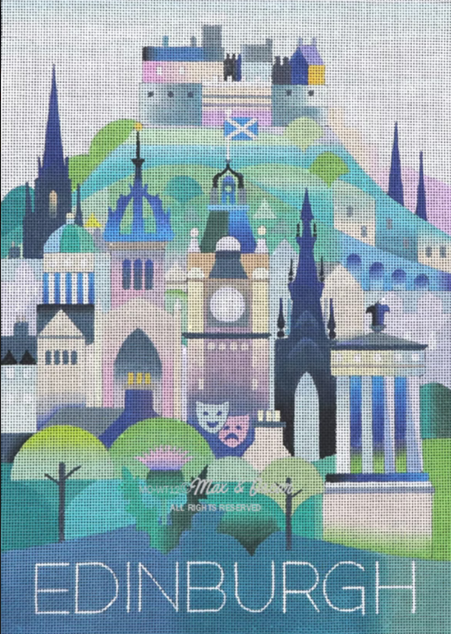 MO-WT12 Edinburgh Travel Poster