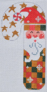 CH-100 Red & green Checkerboard Santa