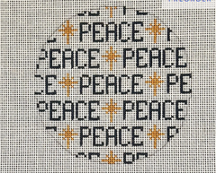 589PE Peace Ornament