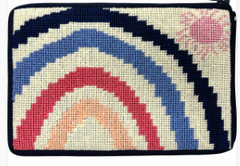 sz640 Rainbow Purse - Stitch N' Zip Cosmetic Purse
