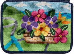 SZ617 Springtime Ride Purse - Stitch N' Zip Cosmetic Purse