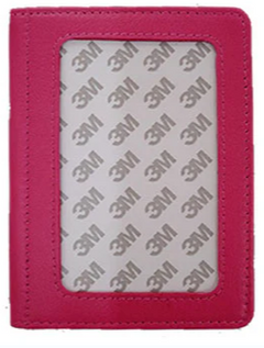 Passport cover - self finishing- Hot Pink