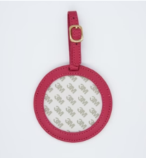 Round Luggage Tag -Hot Pink