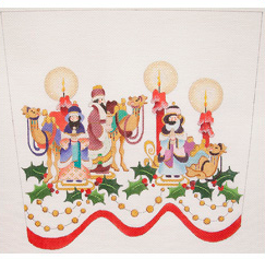 CSC31 Stocking Cuff with Wise men