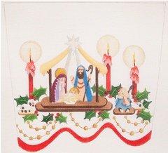 CSC32-13 Stocking Cuff Nativity