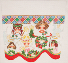 CSC99-18 Stocking Cuff with Angels