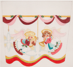 CSC102-13 Stocking Cuff with Angels