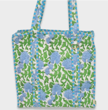 Cotton floral Tote