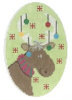 GD-XO61 Moose with Ornaments