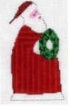 WSD-XO08 Santa with Wreath