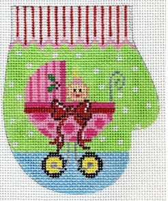 XO-146AA Pink Baby Carriage - Girl
