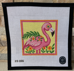 B9-006 Pink Paradise – Hand Painted Flamingo