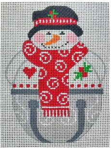 CH-1497 Jingle Snowman Black Hat