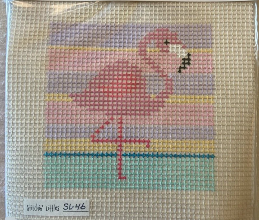 SL-46 stitchin littles kit Flamingo