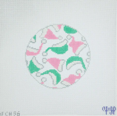 APch56- Santa Hts Pink & Green