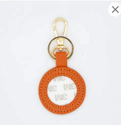 Key Fob - self finishing- Orange