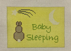 DHG20- Y- Baby sleeping - Yellow with Bunny