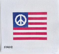 S1402 Small Peace American Flag