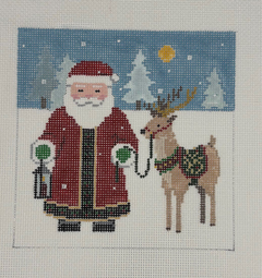 727 SR Santa with Reindeer