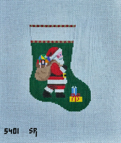 5401 SR Santa Carrying Bag Mini Stocking