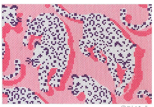 NTG KB136 Leopard Clutch - Pink