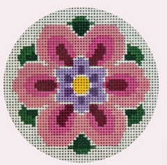 LL-IN-4B Pink Flower Round
