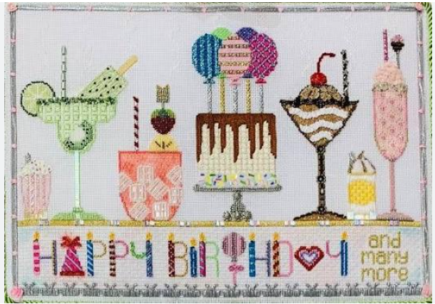 SF Happy Birthday Drinks With Stitch Guide and Embellishments