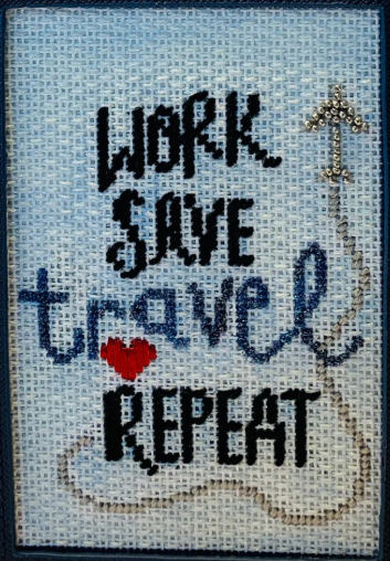 SF Travel Passport Cover With Stitch Guide