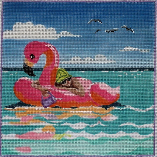 PLD-KL-1161 Beach Girls - Flamingo Tube