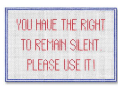 SS21 You Have the Right to Remain Silent. Please Use it