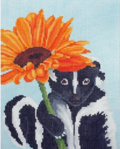 SC-EX07 Skunk with Flower