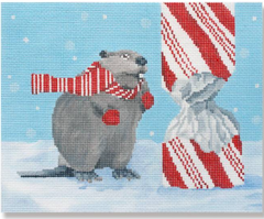 SC-PL63 Beaver with Candy Cane