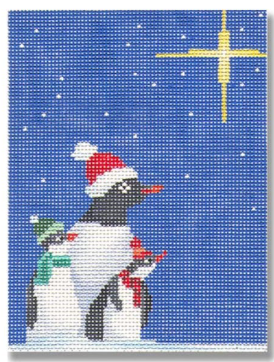SC-PL41 Penguins with North Star