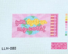 LLN-080 You Light Up My World Matchbook