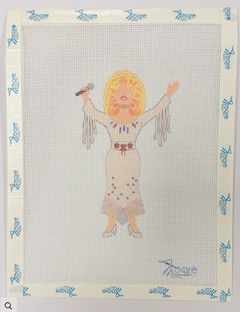 Dolly Parton Needlepoint Canvas