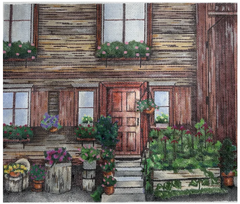 B-17 Floral Country Cottage