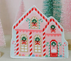 LP73 Christmas Village Peppermint House
