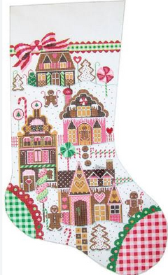 CS656 Christmas Sweets Village Stocking